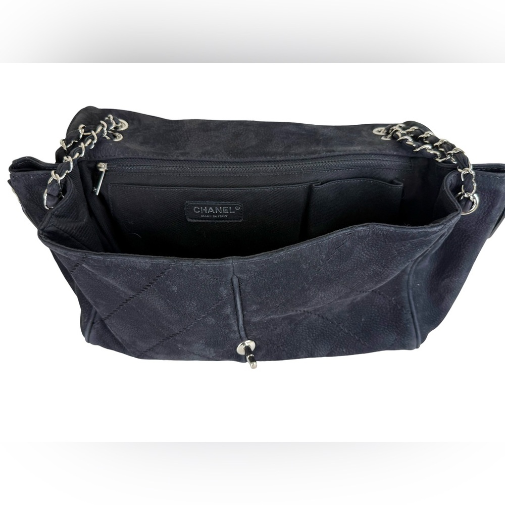 CHANEL TIMELESS CLASSIC DARJEELING FLAP BAG IN BLACK CHANEL NUBUCK LEATHER - Picture 10 of 14
